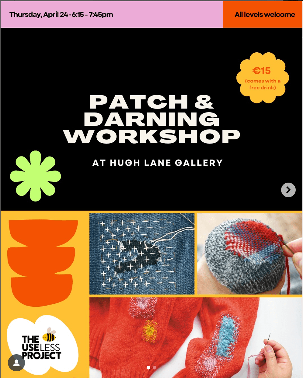Patching & Darning Workshop - Image 1